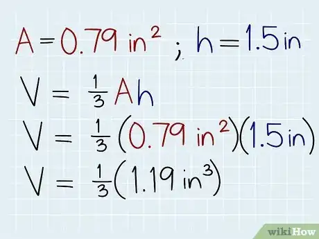 Image titled Calculate the Volume of a Cone Step 4