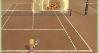 Do a Fast Ball in Tennis in Wii Sports