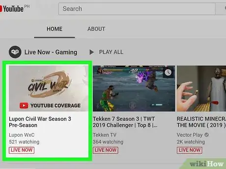 Image titled Watch YouTube Live Step 3
