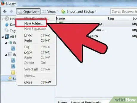 Image titled Organize Bookmarks in Firefox Step 5