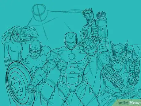 Image titled Draw the Avengers Step 11