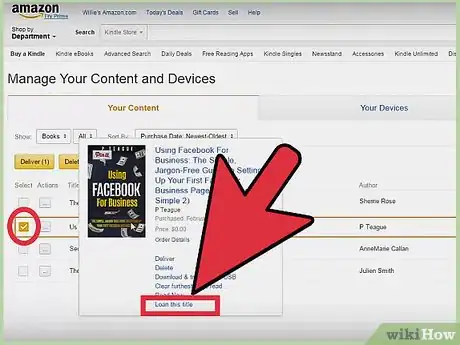 Image titled Share Books on Kindle Step 2