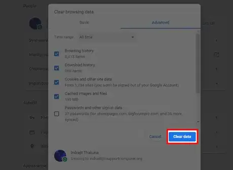 Image titled Click Clear Browsing Data button.png