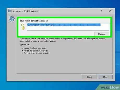 Image titled Create an Online Bitcoin Wallet Step 13