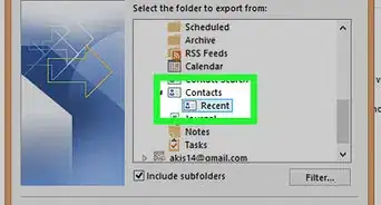 Export Outlook Contacts You've Recently E Mailed