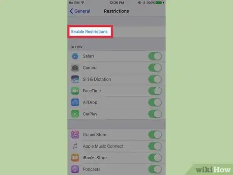Image titled Set Contact Restrictions on an iPhone Step 4