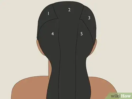 Image titled Stretch Natural Hair for Braids Step 10