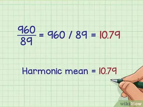 Image titled Calculate the Harmonic Mean Step 7