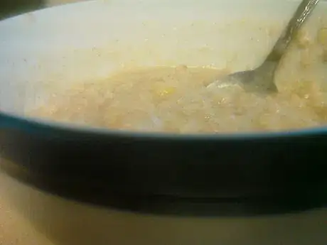 Image titled Day 2 of 30 Day Oatmeal Challenge. Quaker Old Fashioned Oatmeal & Motts Applesauce 443