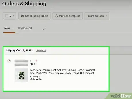 Image titled Print Shipping Labels from the Etsy App Step 4