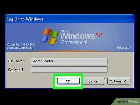 Image titled Log on to Windows XP Using the Default Blank Administrator Password Step 5