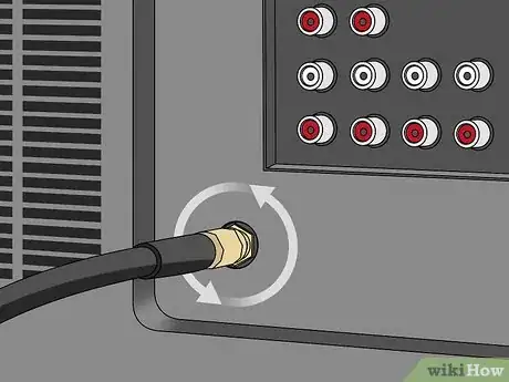 Image titled Unscrew a Coaxial Cable From Audiovisual Equipment Step 2