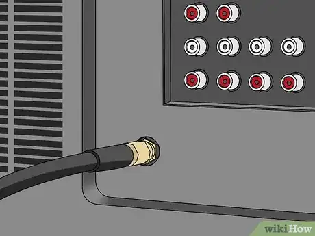 Image titled Unscrew a Coaxial Cable From Audiovisual Equipment Step 1