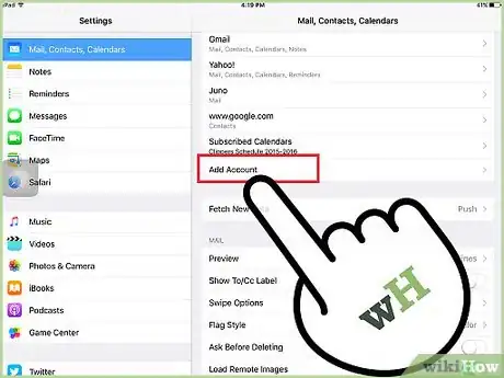 Image titled Set up Email on an iPad Step 3