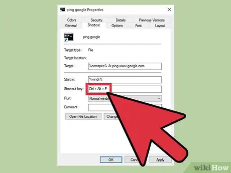 Image titled Run Command Prompt Commands from a Windows Shortcut Step 14