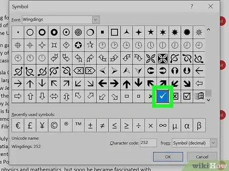 Image titled Add a Check Mark to a Word Document Step 42