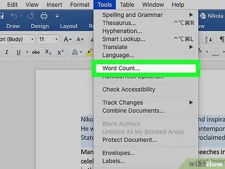 Image titled Check a Word Count in Microsoft Word Step 10