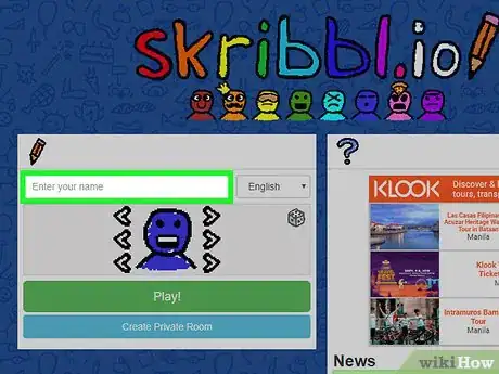 Image titled Create a Private Room in Skribbl.io Step 2