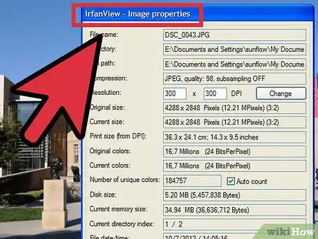 Image titled Count Your Shutter Actuations With IrfanView Step 3