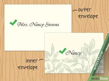 Image titled Address Wedding Invitations to a Family Step 7