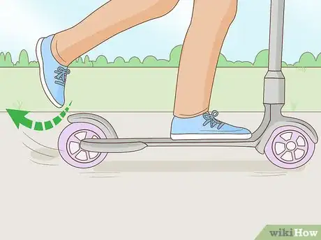 Image titled Do Beginner Kick Scooter Tricks Step 5