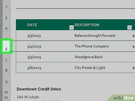 Image titled Insert Rows in Excel Step 4