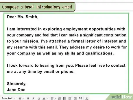 Image titled Write an Email of Interest for a Job Step 10