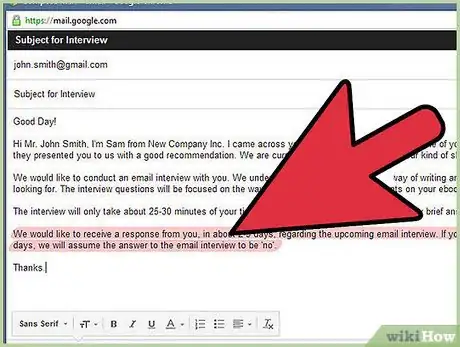 Image titled Administer an Email Interview Step 4