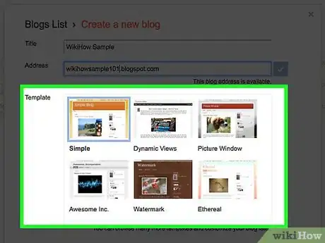 Image titled Start a Blog on Blogger Step 8
