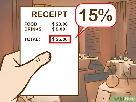 Image titled Tip Your Server at a Restaurant Step 1