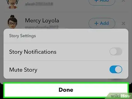 Image titled Mute Someone on Snapchat Step 13