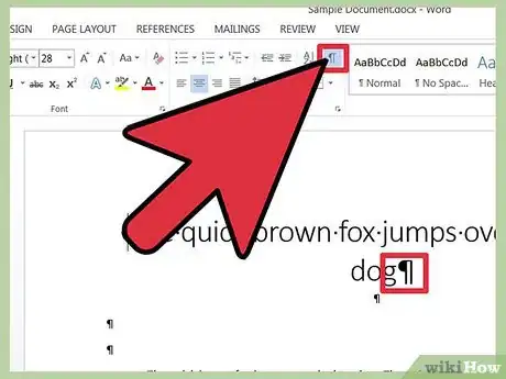 Image titled Turn Off Paragraph Symbols in Microsoft Word Step 3