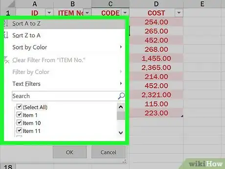 Image titled Make Tables Using Microsoft Excel Step 11