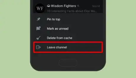 Image titled Leave a Channel on Telegram Android.png