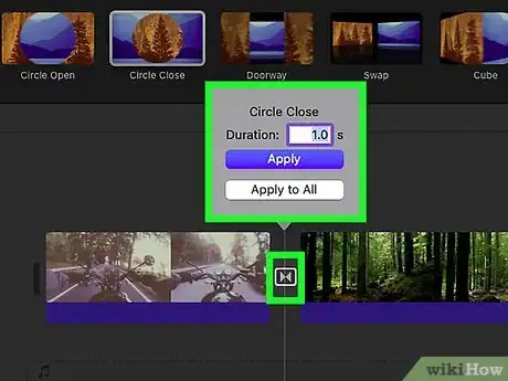 Image titled Add Transitions in iMovie Step 7