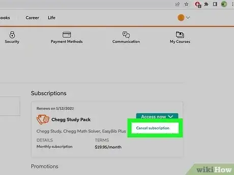 Image titled Delete Chegg Account Step 3