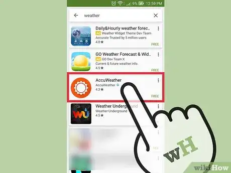Image titled Get a Weather Widget on Android Step 6