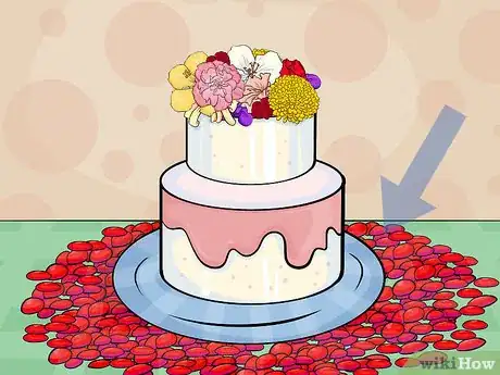 Image titled Add Fresh Flowers to a Cake Step 12