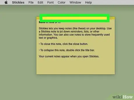 Image titled Use Stickies on Mac Step 10