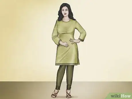 Image titled Sew a Chudidar_Salwaar Kameez Step 32