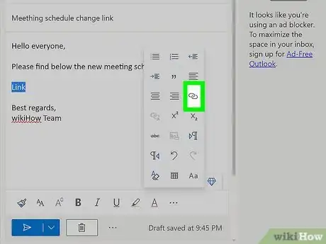 Image titled Put a Link in an Email Step 20