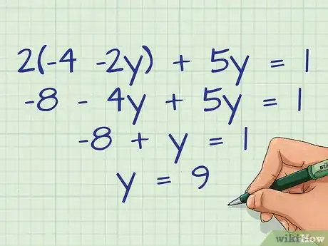 Image titled Solve Simultaneous Equations Using Substitution Method Step 4