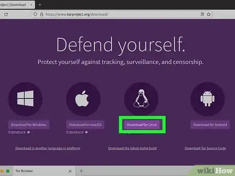 Image titled Install Tor on Linux Step 3