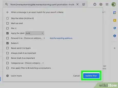 Image titled Automatically Move Emails to Folders in Gmail Step 18