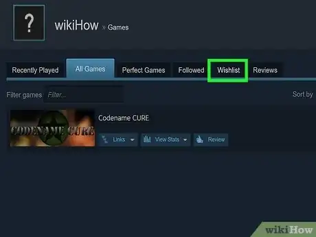 Image titled View a Friends Wishlist on Steam Step 6