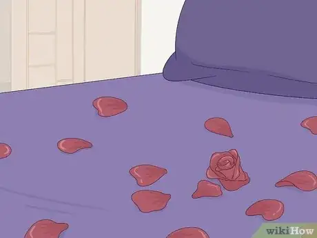 Image titled Set Up a Romantic Bedroom for Him Step 3