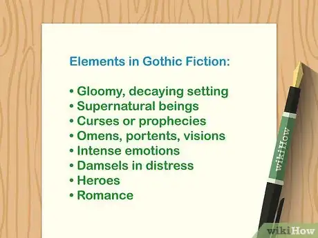 Image titled Write Gothic Fiction Step 1