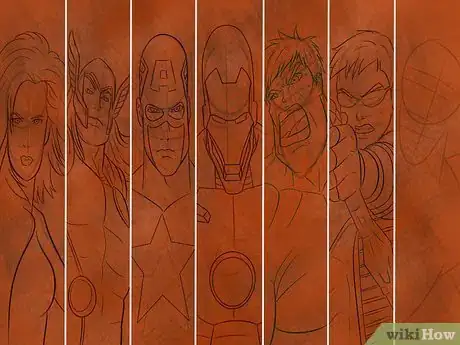 Image titled Draw the Avengers Step 35