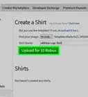 Create a Shirt in Roblox