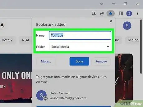 Image titled Access Bookmarks on Google Chrome Step 11